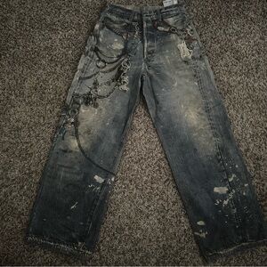 Acne Studios Screenprint Jeans Unisex
